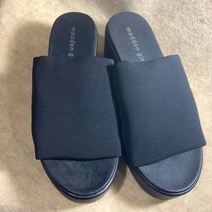 MADDEN GIRL WOMENS PLATFORM WEDGE